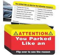 Hai parcheggiato come un biglietto da visita, carte di parcheggio cattive, avvisi di parcheggio cattivi, biglietti divertenti per il parcheggio - 100pcs parcheggio violazione