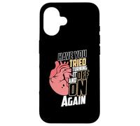 Hai provato a spegnerlo e riaccenderlo per un attacco di cuore Custodia per iPhone 16