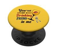 Hai un amico che beve in me PopSockets PopGrip Adesivo