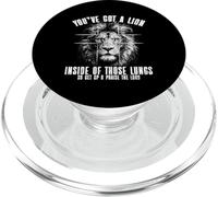 Hai un leone dentro quei polmoni adorazione cristiana della fede PopSockets PopGrip per MagSafe