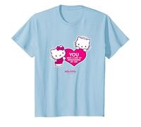 Hai Un Modo di illuminare la mia Giornata - Hello Kitty Maglietta, Bambini, Celeste, 8 Anni