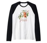 Hai una pesca del mio cuore romantico Maglia con Maniche Raglan