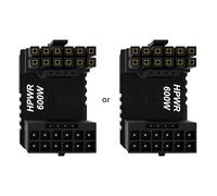 haiaxx 12VHPWR Adattatore ad angolo di 180 gradi ATX3.0 Connettore di alimentazione GPU a 16 pin Adattatore di alimentazione 600W pezzoie5.0 Durevole e affidabile