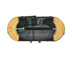HAIBEIR, stiratrice per pantaloni facile per jeans con fibia regolabile in lega di alluminio aereo - stiratura istantanea - da 76 cm a 150 cm nero