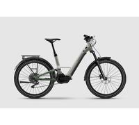 Haibike Bici Elettrica da City/Trekking ADVENTR 4 Low Grigio/Verde Bambù