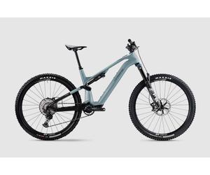 Haibike Bici Elettrica Full MTB LYKE CF 11 High Carbon/Sand/Lime Gloss