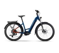 Haibike TREKKING 4 - Low blue/orange/silver Taglia 45