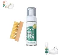 Haibus Active Foam Shoes Cleaner Set,Chyang Active Foam Sneaker Cleaner Set,Active Foam Sneaker Cleaner Set, Rich Foam & Deep Clean & Reduce Deformation & Premature Aging for Shoes (2)