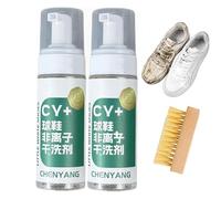 HAIBUS Active Foam Sneaker Cleaner Set, Sneaker Cleaner Foam for Removing Stains and Dirt, Shoe Cleaning Kit for White Shoes (2pcs)