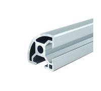 HAICHME YEJIANGHUA 1PC 3030R-8 Profilo in alluminio UE 100-800mm Lunghezza 1/4 Guida lineare curva Adatta for stampante 3D fai-da-te CNC Natural(200mm)