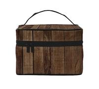 HAICOM Beauty case organizer, grande borsa da viaggio stampata con cerniera per donne e truccatori, borsa quadrata portatile, Lavagna, Taglia unica