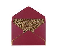HAICOM Simpatici biglietti di auguri leopardati, organizer per biglietti di auguri con buste, biglietti di ringraziamento per compleanno, affari, festival