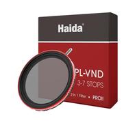 Haida 95mm VND+CPL 2 in 1 ND2-ND128 Filtro regolabile (3-7 stop) per obiettivo della fotocamera, polarizzatore multistrato nano-rivestimento + filtro a densità neutra variabile con copriobiettivo