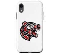 Haida - Orsetto indigeno del Pacifico nord-occidentale, design tribale Custodia per iPhone XR