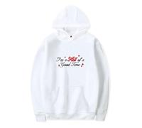 Haiden Henderson Merch Hell of a Good Time Felpa con cappuccio a maniche lunghe unisex per fan, bianco, M