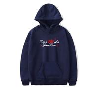 Haiden Henderson Merch Hell of a Good Time Felpa con cappuccio a maniche lunghe unisex per fan, Marina Militare, M