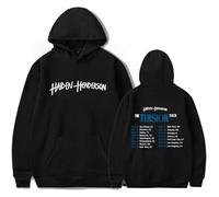 Haiden Henderson Merch The Tension Tour Felpa con cappuccio a maniche lunghe da uomo e donna pullover felpa con cappuccio, Nero , M