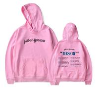 Haiden Henderson Merch The Tension Tour Felpa con cappuccio a maniche lunghe da uomo e donna pullover felpa con cappuccio, rosa, M