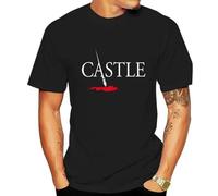 HAIDIOU Castle-TV-Series-Logo-T-Shirt-all-Size-Tee Black XXL