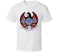 HAIDIOU Dokken Lightning Strikes Again Heavy Metal T Shirt White XL