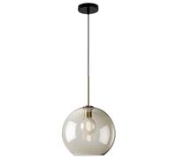 HAIDU Lampadario a testa singola con attacco E27, paralume in vetro personalizzato, lampada a sospensione da soffitto a filo, apparecchi di illuminazione decorativi per soggiorno, camera da letto, ba