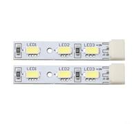 Haier 0064001874 - Barra luminosa a LED per frigorifero, confezione da 2