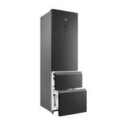 Haier 3D 60 SERIE 5 HTW5620DNPT Combinazione/Cassetti congelatore Easy Access/Total No Frost/Wi-Fi/MyZonePro e HumidityZone/fronte in acciaio inox nero
