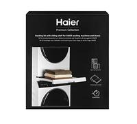 Haier CARE + PROTECT Kit Impilabile Universale con Ripiano Scorrevole per Lavatrici e Asciugatrici, Kit Colonna Salvaspazio, Qualità Premium, Perfetto per Lavatrici e Asciugatrici Serie 3, 5, 7