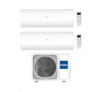 Haier Climatizzatore Dualsplit Pearl 9+12 con 2U40S2SM1FA Inverter R-32 Wi-Fi Cl