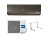 Haier Climatizzatore Monosplit Flexis Plus Nero 9000 btu R-32 Wi-Fi Cod. AS25S2SF1FA-MB3 con Staffe