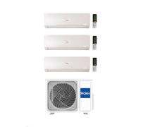 Haier Climatizzatore Trial Split Flexis Plus White 12+12+18 Con 4U75S2SR5FA Inverter Wi-Fi Classe A++