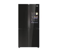 Haier Combinazione frigo-congelatore CUBE 90 SERIE 9 HCW9919ESGB, larghezza 90 cm, altezza 190 cm, capacità 586L, display Big Touch, Wi-Fi, Total No Frost