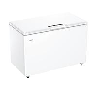Haier Congelatore CHEST Serie 3 HCE420D I 418 L congelatore con illuminazione interna, funzione di congelamento rapido e basso gelo I congelatore con 3 cestelli in metallo, classe energetica D