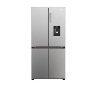 Haier Cube 83 Serie 3 HCR3818EWMM frigorifero side-by-side Libera installazione 463 L E Platino, Acciaio inox