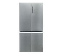 Haier, Cube 90 Serie 5, HCR5919ENMM, Frigorifero libera installazione, 4 porte, 643 Litri, 39 dB, Total No Frost, MyZone, Silver, AxLxP 190,5x90,8x74,8 cm [Classe di efficienza energetica E]