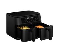 Haier Friggitrice ad aria calda 2 camere I 11 L Airfryer a doppia camera I 8 in 1 I friggere, grigliare, arrostire, cuocere, disidratare, riscaldare, friggitrice ad aria calda Duo con rivestimento