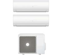 Haier Flair Condizionatore dual split, 9000 + 1200 btu Pompa di calore