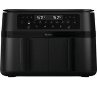 Haier Friggitrice ad aria calda 2 camere I 11 L Airfryer a doppia camera I 8 in 1 I friggere, grigliare, arrostire, cuocere, disidratare, riscaldare, friggitrice ad aria calda Duo con rivestimento