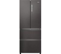 Haier Frigorifero Americano Side by Side Capacità 402 Litri Classe energetica E Raffreddamento No Frost colore Dark Inox - HFR3718ENMD