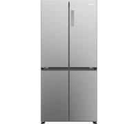 Haier Frigorifero Americano Side by Side Capacità 467 Litri Raffreddamento No Frost colore Inox Platino - HCR3818ENMM Cube 83 Serie 3