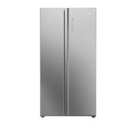 Haier -Frigorifero Side by Side HSW79F18ANMM Platino, Acciaio inox