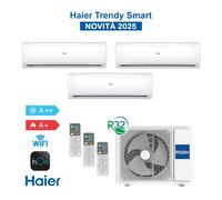 Haier H3U21TAAOUT + 3x HAS09TAB Set Condizionatore Climatizzatore TrialSplit Tre
