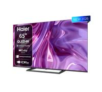 HAIER H65S80GUX TV QLED, SMART TV, 65 ", Processore CPU 4*CA55 with TEE 1.53GHz, Black