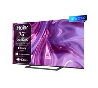 HAIER H75S80GUX TV QLED, SMART 75", Black, Abbonamento DAZN Full 12 mesi incluso