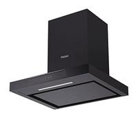 Haier HATS6DCS56B cappa aspirante/cappa da parete/hOn App/acciaio colorato e vetro in nero/funzione booster/timer/touch funzionamento/illuminazione a LED