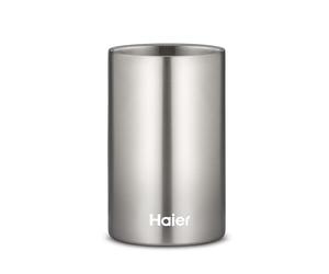 Haier HAWTB01 Secchiello Termico da Tavolo per Vino, Design a Doppia Parete, Accessorio Originale, qualità Premium, Acciaio Inossidabile