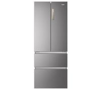 Haier HB17FPAAA frigorifero side-by-side Libera installazione 446 L E Platino, Acciaio inox