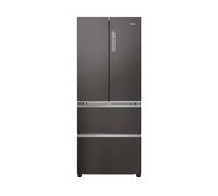 Haier FD 70 Serie 3, Frigorifero French Door, 2 Porte + 4 cassetti, 402 Litri, Total No Frost, Air Surround, My Zone, Libera Installazione, Classe E, (AxLxP) 177,5x70x68,8 cm, Dark Inox- HFR3718ENMD