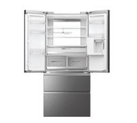 Haier FD 83 Serie 7 HFW7819EWMP frigorifero side-by-side Libera installazione 537 L E Platino, Acciaio inox