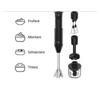 HAIER HHB5B5 011 FRULLATORE A IMMERSIONE 4 IN 1 - NERO